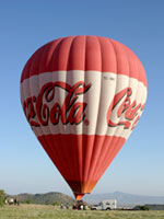 Notre deuxième vol dans le ballon Cocal Cola !